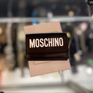 Authentic Moschino Mini Wallet that Holds Cash and Coins
